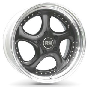 Bild von 18x11 RH TurboP 3tlg. schwarz-handpoliert, 5x130 et40+53+65+77+89 (4x98+100 /5x98-120)