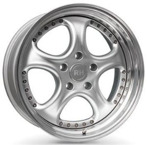 Bild von 18x11.5 RH AL 3tlg. silber-poliert, 5x98-130 (4x98-100 /5x98-120) *