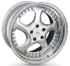 Bild von 18x09 RH Typ TurboP 3tlg. silber-handpoliert, 5x130 (4x98-100 /5x98-120) *