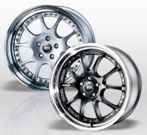 Bild von 18x10.5 RH Alufelge Typ MK 3tlg. silberglanz-handpoliert, 5x130et35+47+60+72+85+97 (4x98+100 /5x98-120)