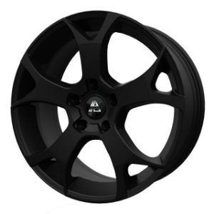 Bild von 22x11.5  Ghost 5 schwarzmatt-lackiert (racing-black), 5x110-130 (4x98-114 /5x98-130)