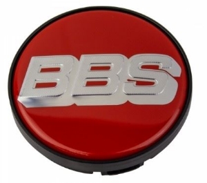 Bild von Nabendeckel 56mm(A) BBS rot/silber *