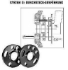 Bild von Distanzscheibe 15mm Heck 5x120-72.6 aus Alu mit Durchsteck-Ausf. System D *