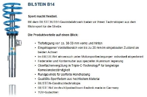 Bild von Gewindefahrwerk BMW 1er E81-88, 3er E90-93, Bilstein Typ B14 ohne Härteverst. *