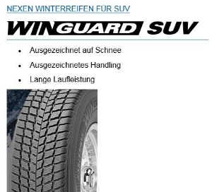 Bild von Nexen Winguard SUV